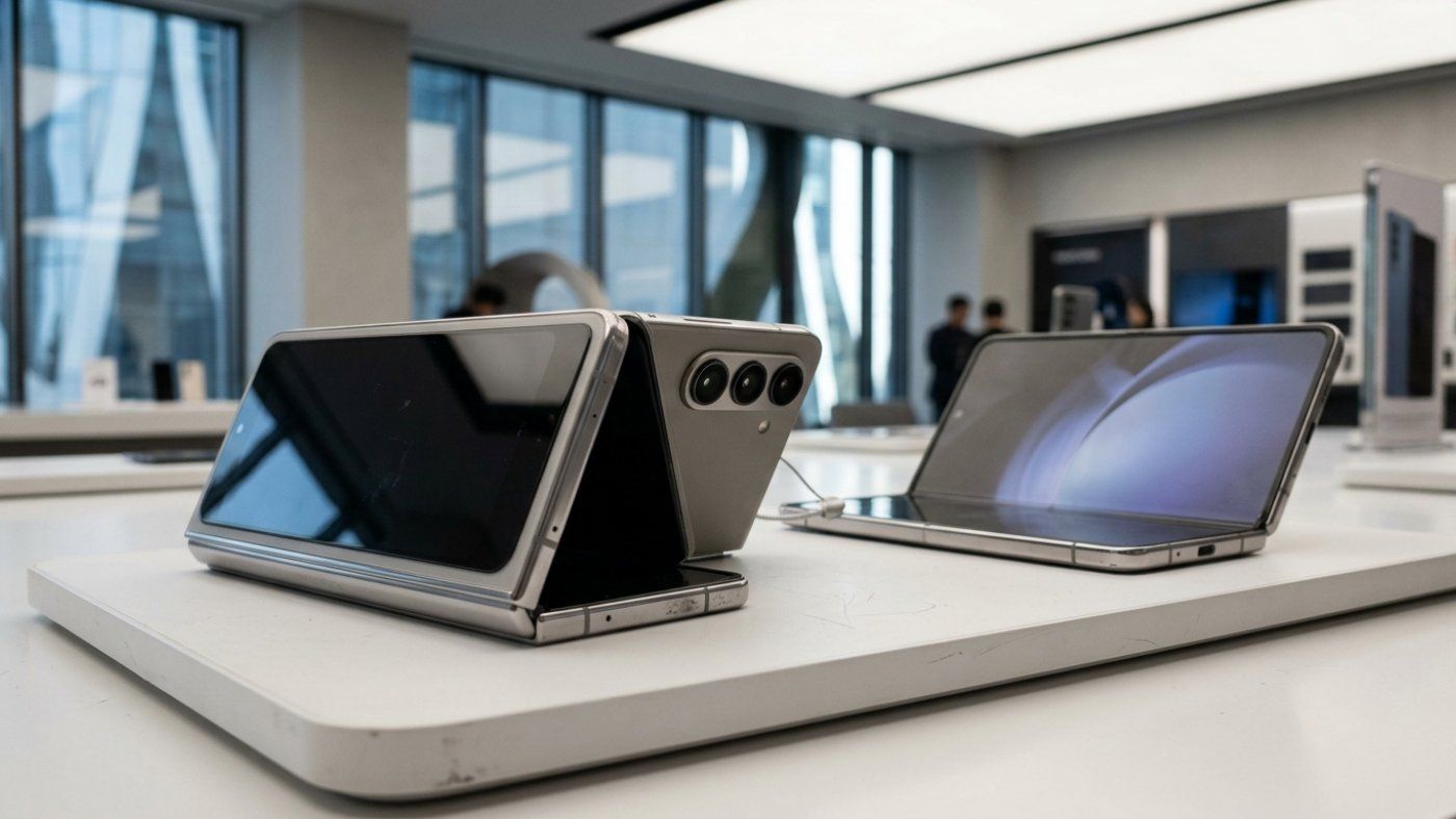 Samsung muestra por error dos plegables: Z Fold 8 continuista y un Wide Fold con formato más ancho