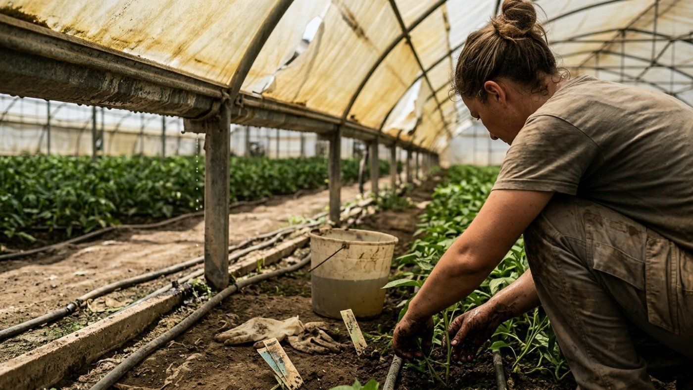 AgroSamanta cultiva sola 4.000 m² en Níjar y denuncia que aún hablan con su marido