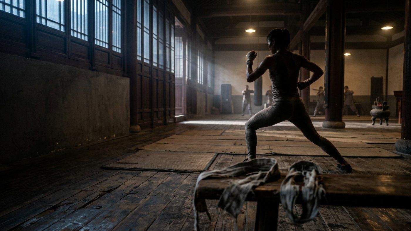 Rocío Bueno se prepara para La Velada con jornadas Shaolin de 5:30 a 19:00 en China Rocío Bueno se prepara para La Velada con jornadas Shaolin de 5:30 a 19:00 en China