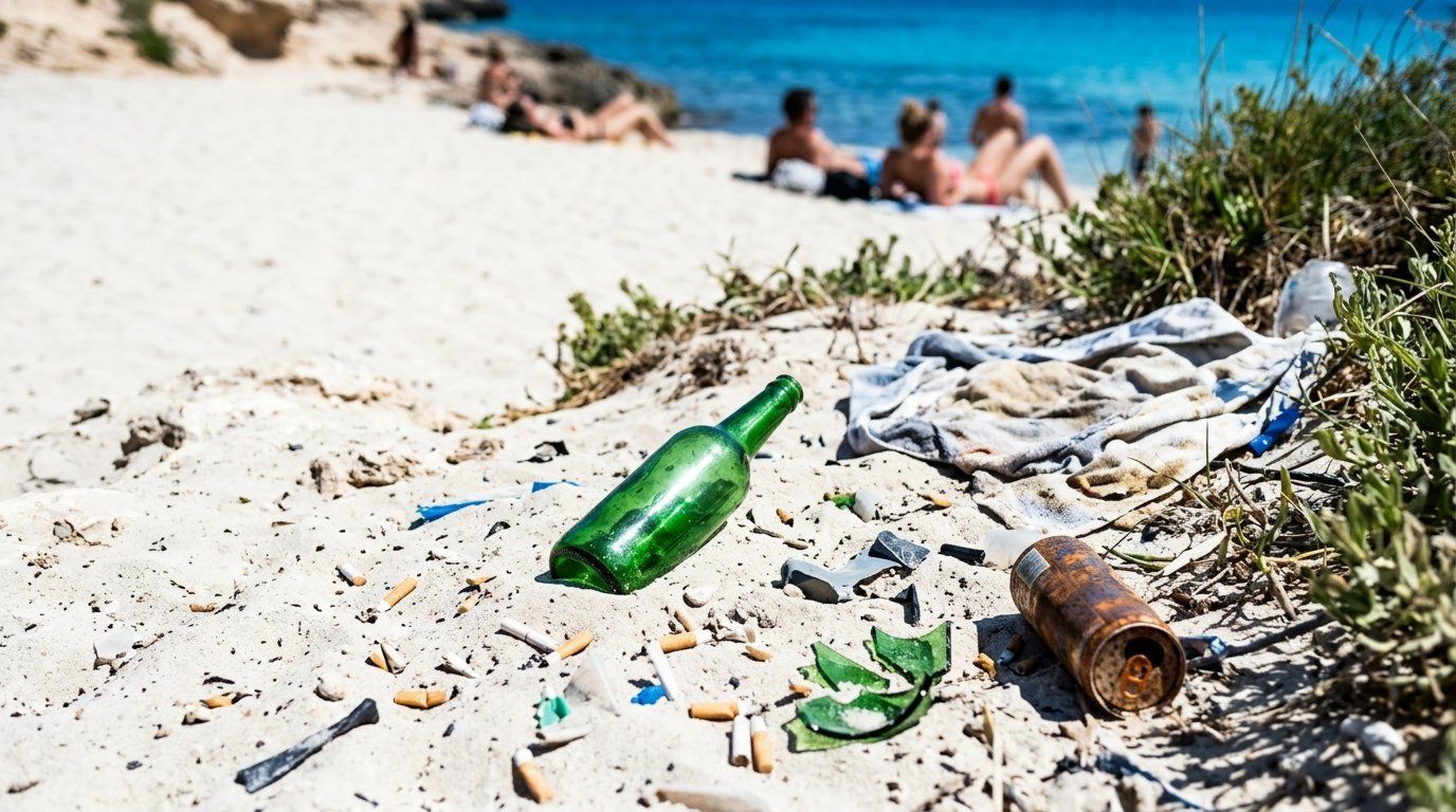 Ibiza resume su fractura en 300 metros: mesas de 4.000 euros y trabajadores durmiendo en furgonetas