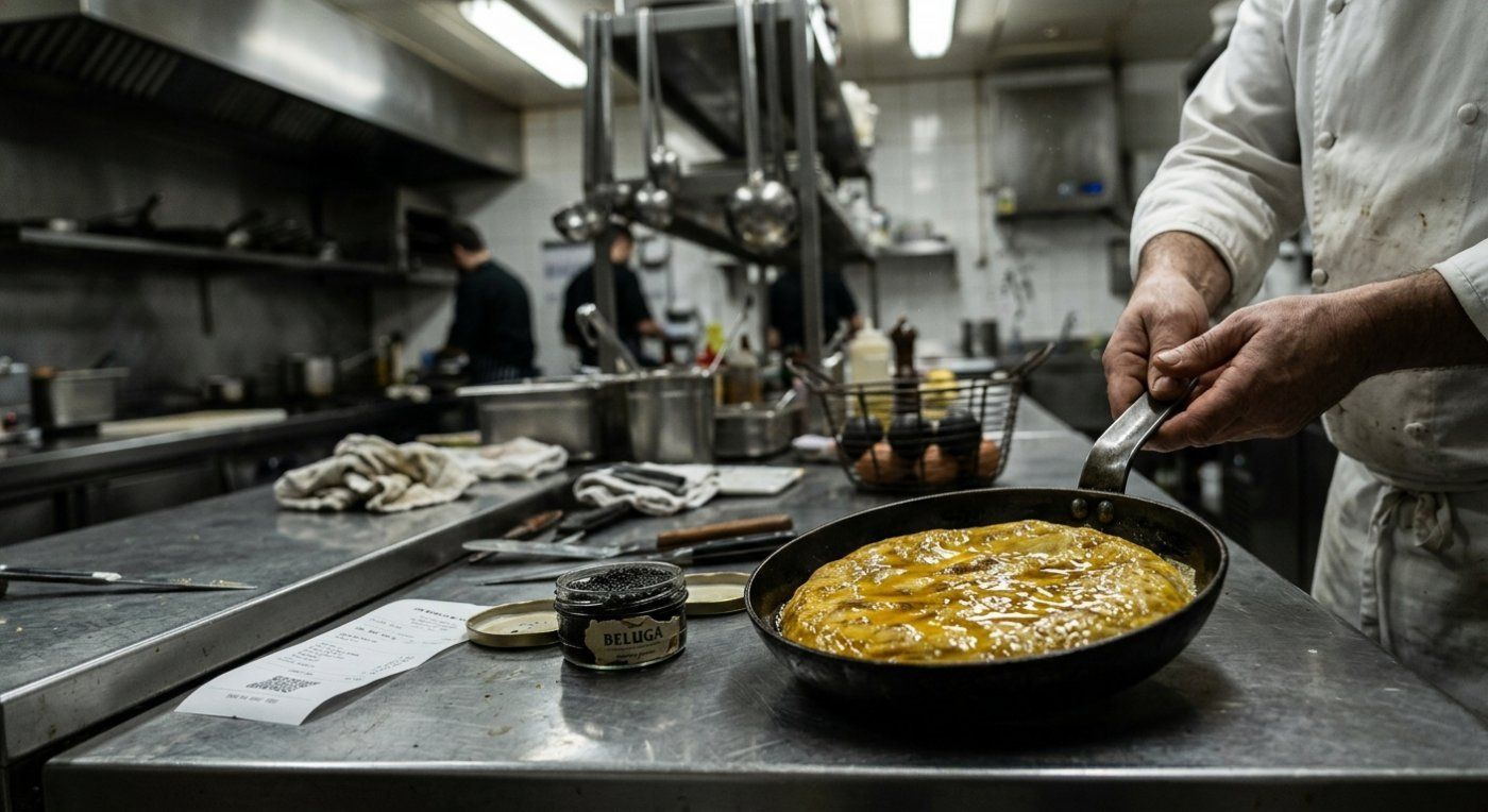 Una tortilla de 2.200 euros abre debate: Ibai la elogia, pero prefiere la de su abuelo Una tortilla de 2.200 euros abre debate: Ibai la elogia, pero prefiere la de su abuelo