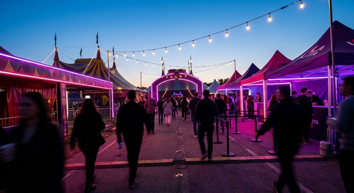Lola Lolita lleva su comunidad fuera de la pantalla con un parque inmersivo lleno de DJs y circo