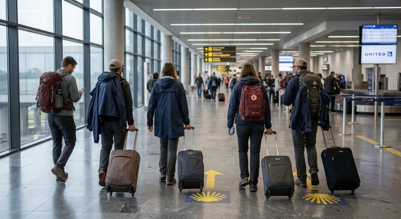 EE UU lidera el Camino de Santiago con 43.982 peregrinos y estrena vuelo directo Nueva York-Santiago