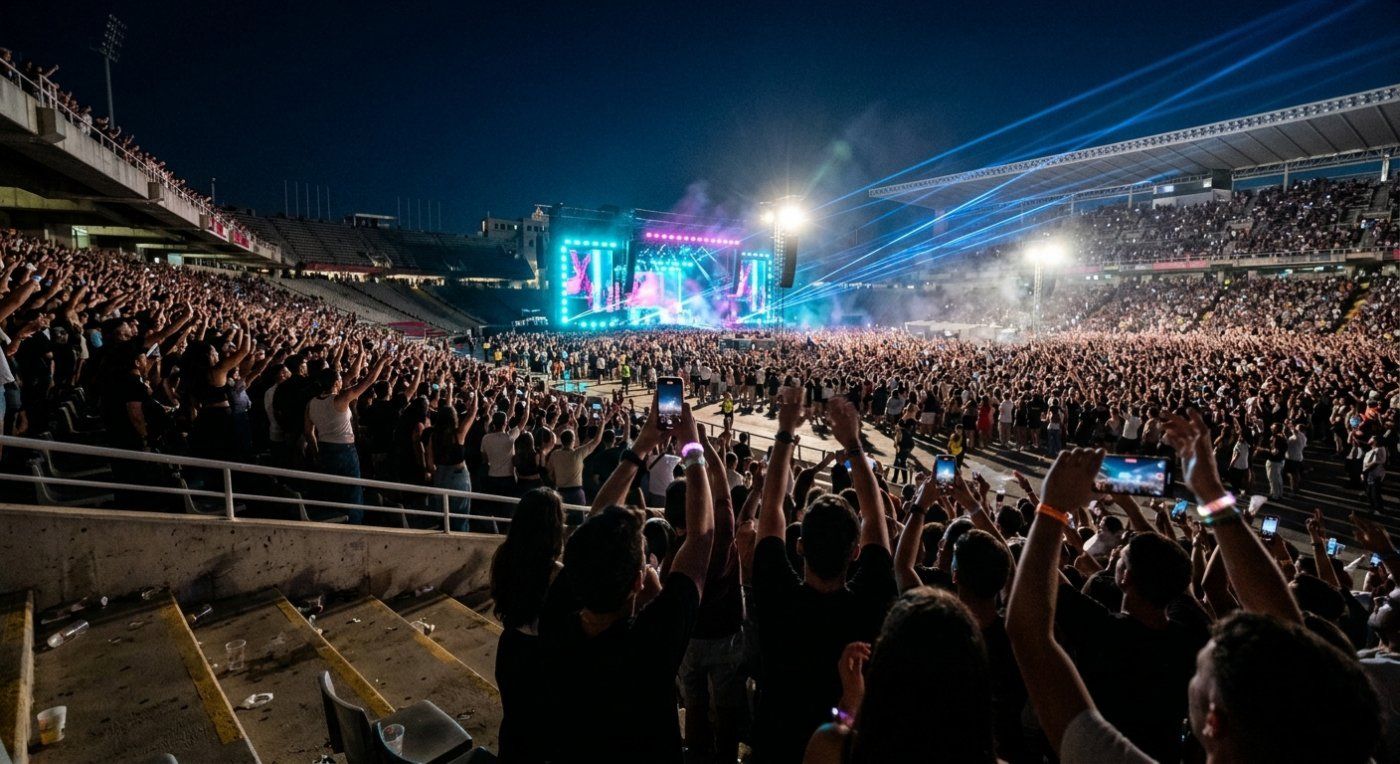 Ibai lo resumió en Barcelona: “Acho, PR es otra cosa” en el show de Bad Bunny