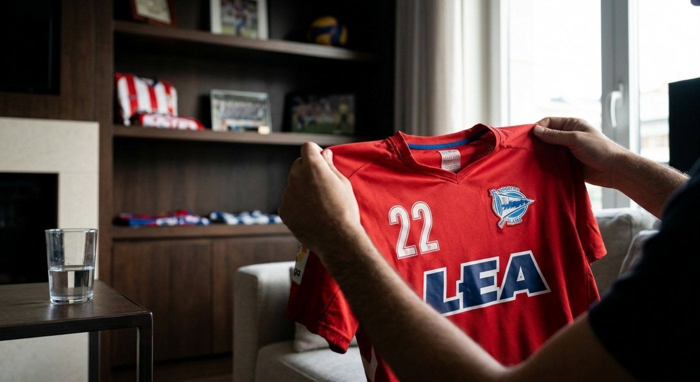 Ibai descubre en casa de Piqué la camiseta de Wakaso que convirtió un cántico de grada en objeto real Ibai descubre en casa de Piqué la camiseta de Wakaso que convirtió un cántico de grada en objeto real
