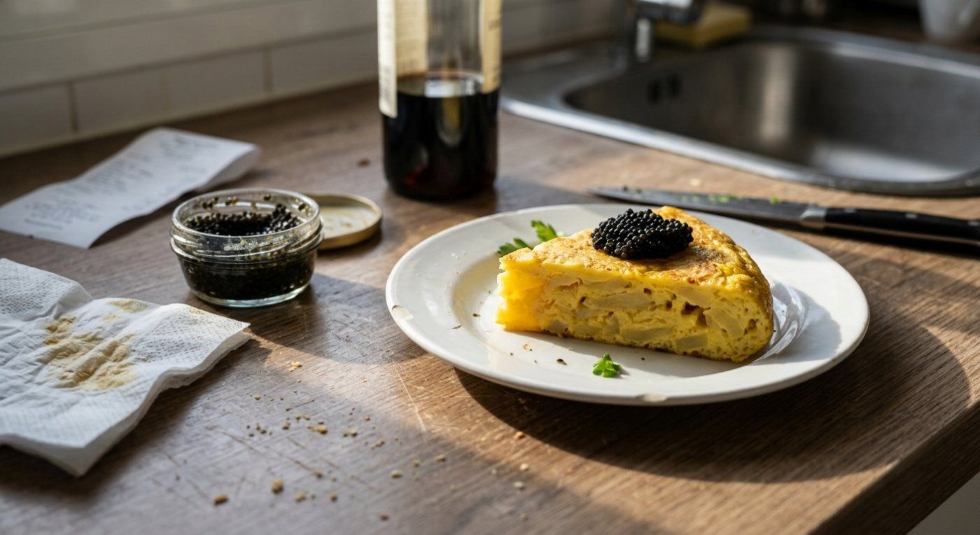 Ibai prueba la tortilla de 2.200 euros y admite: “Me quedo con la de mi abuelo”
