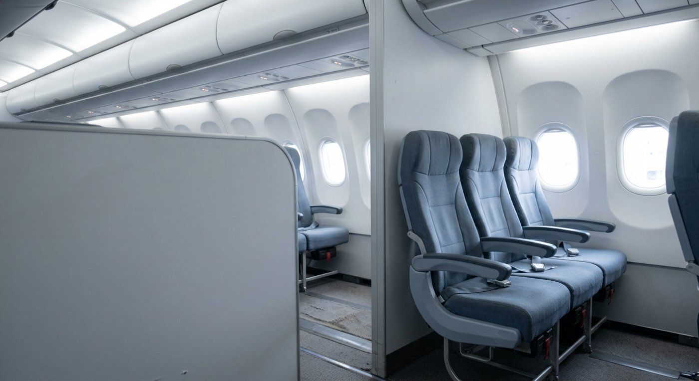 Nunca reserves la última fila del avión: pagas lo mismo por un asiento que no reclina