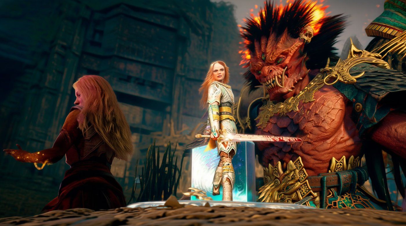 God of War Laufey da el salto: Faye combate con doble salto y combos aéreos en exclusiva para PS5