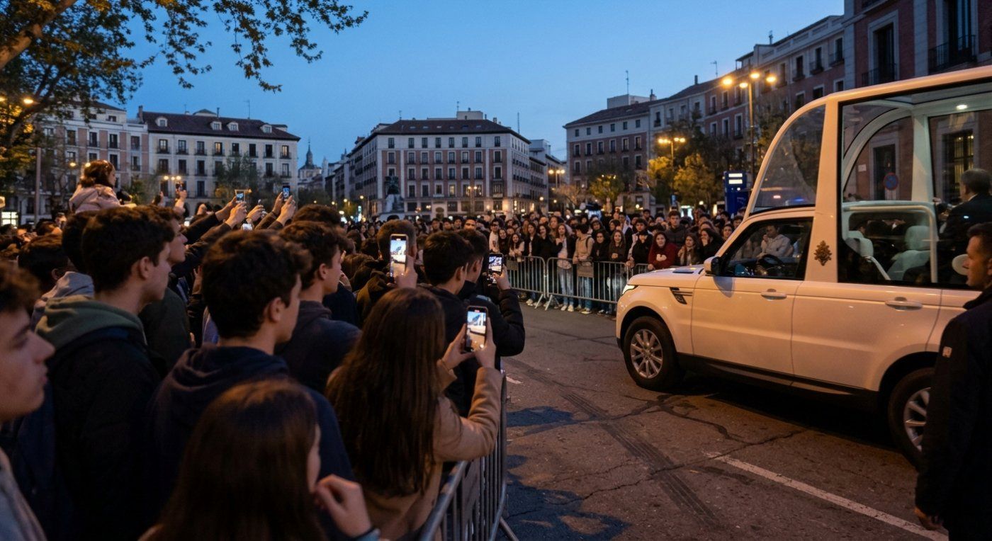 León XIV llena Madrid y los jóvenes lo definen así: “el mayor influencer en la sociedad actual”
