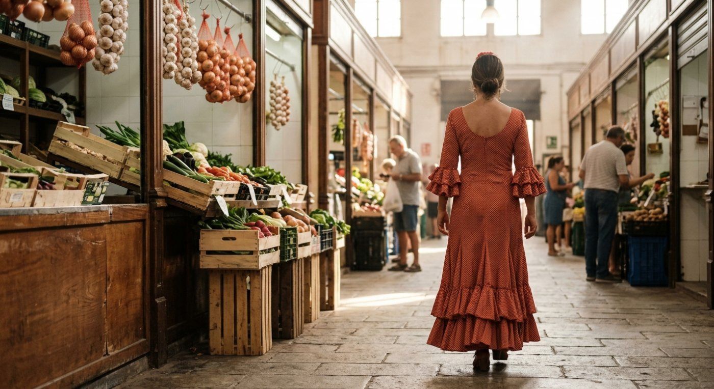 De “aro aro aro” a su primera feria: la influencer coreana de 167.000 seguidores se empapa de Cádiz