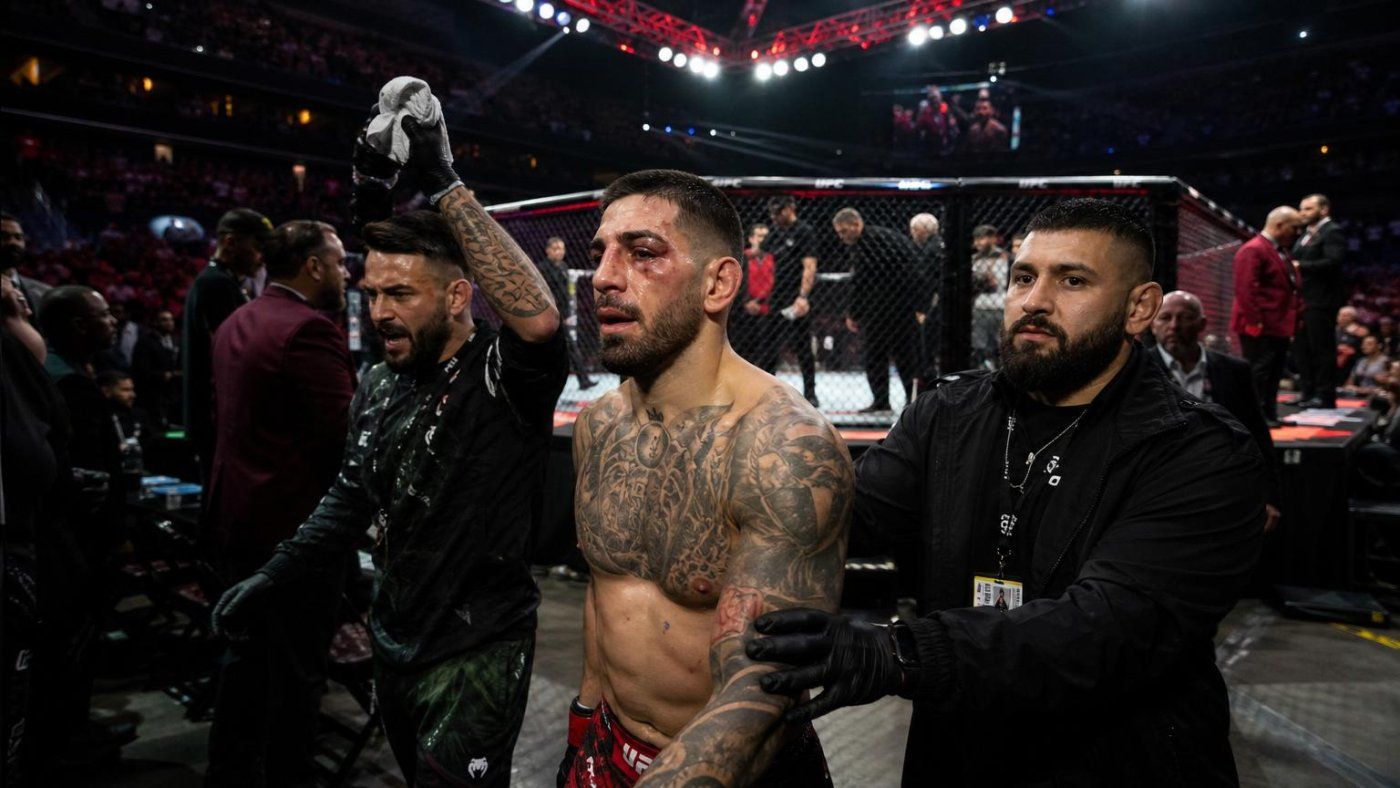 Topuria perdió con fractura orbital y su hermano tuvo que lanzar la toalla ante Gaethje