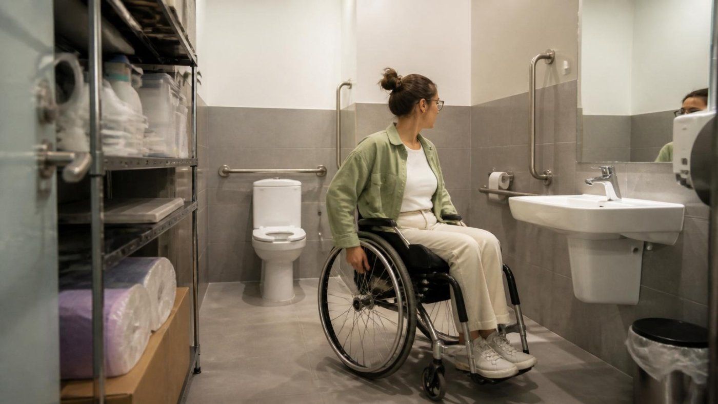 Solo 1 de cada 10 baños adaptados funciona sin problemas, según Paula López Solo 1 de cada 10 baños adaptados funciona sin problemas, según Paula López