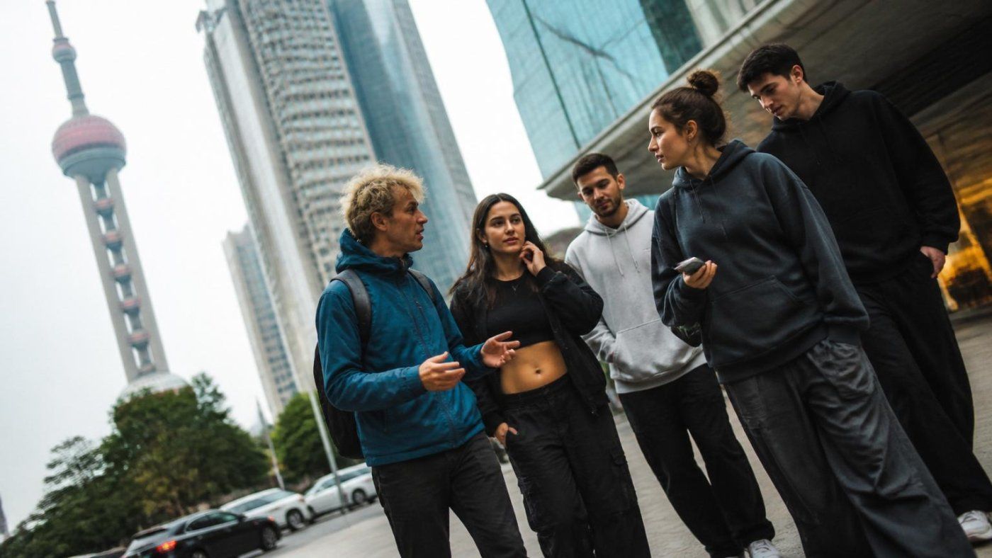 Calleja citó al grupo a las 9:15 y no volvió a ver a parte del equipo hasta las 13:15 en China Calleja citó al grupo a las 9:15 y no volvió a ver a parte del equipo hasta las 13:15 en China