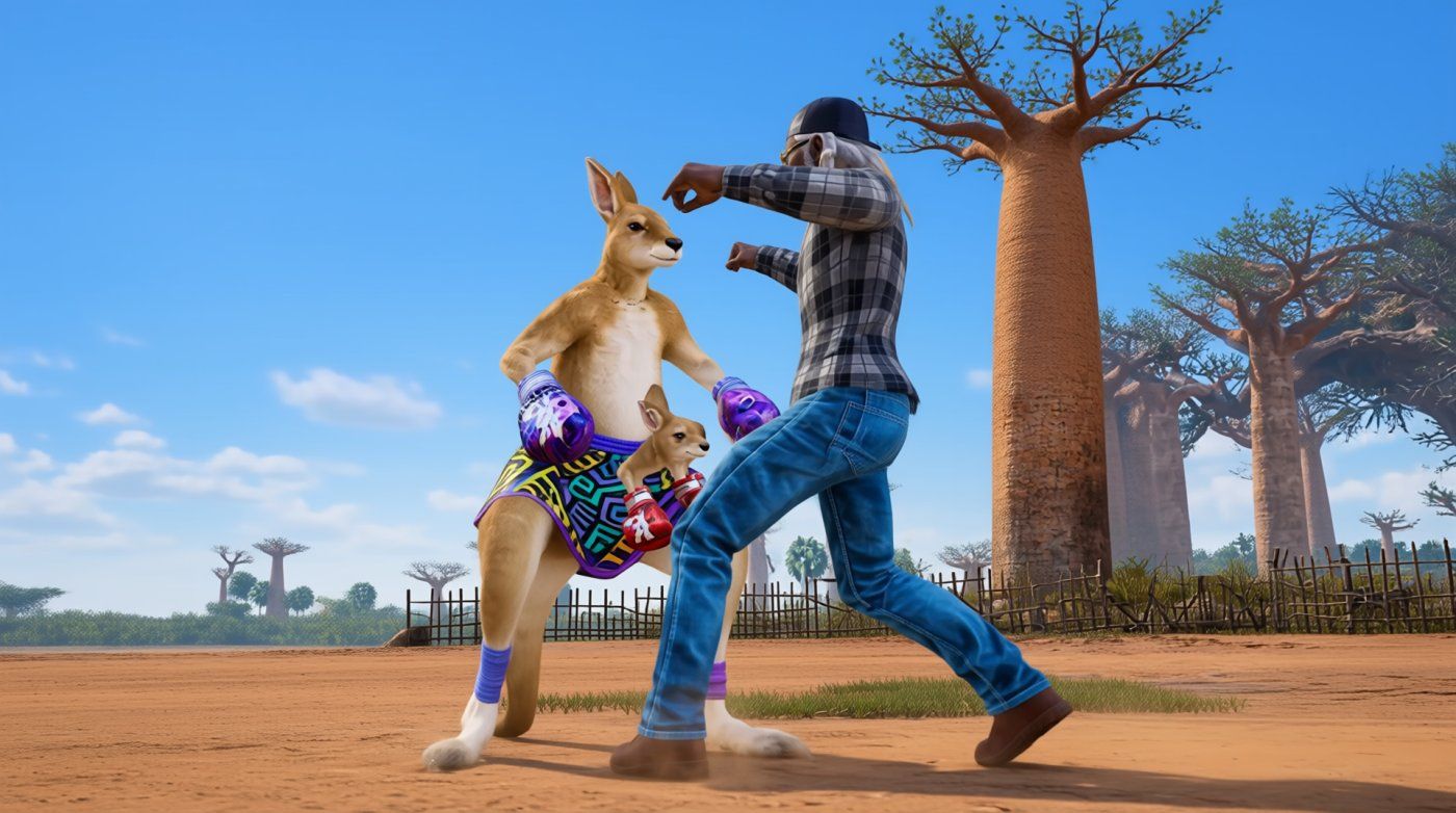 Tekken 8 suma 4 luchadores, pero su tráiler de Bob reabre un vídeo real de 2016 con un canguro
