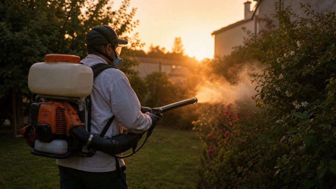 Fumigar al atardecer reduce hasta un 90% el mosquito tigre durante varios días