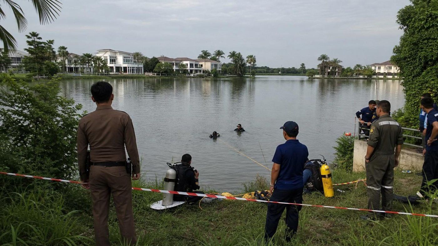 10 metros de agua, 20 de la orilla y 30 minutos: así murió Connor Murphy en un lago de Tailandia
