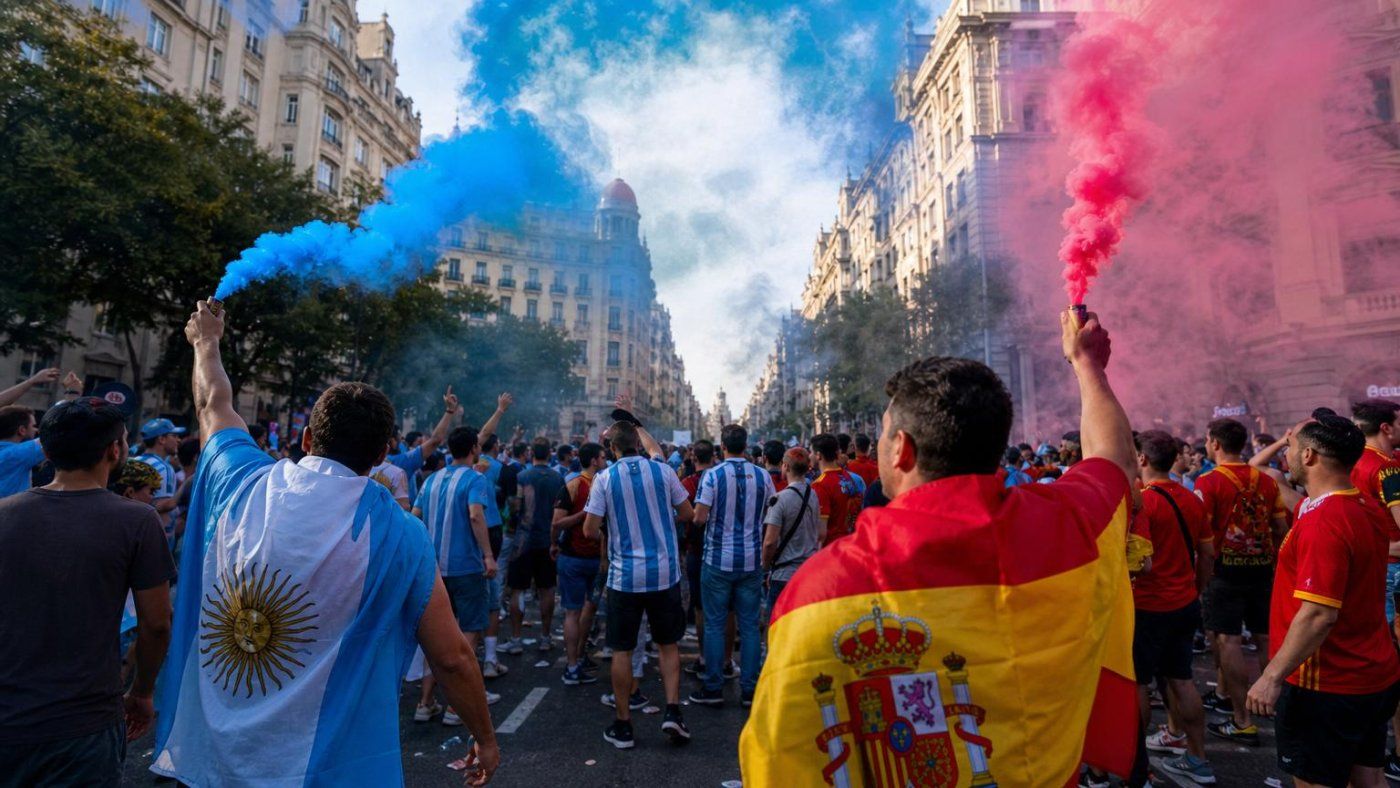 “A los españoles hay que boludearlos”: la final Argentina-España llega envenenada desde Twitch