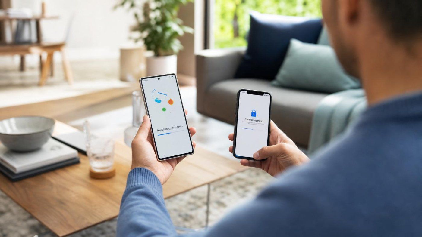 Android 17 ya pasa fotos, claves, Wi‑Fi y eSIM del iPhone sin instalar otra app