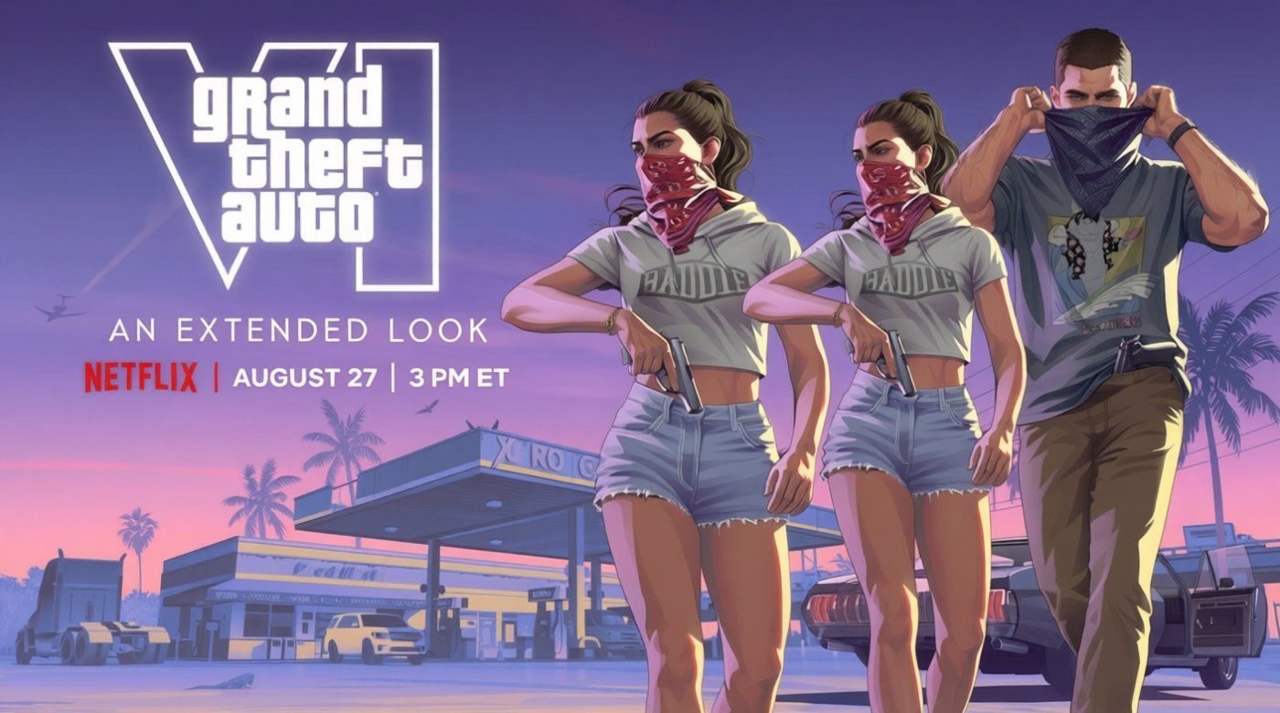 GTA VI se enseñará en Netflix el 27 de agosto: Rockstar abandona YouTube por primera vez