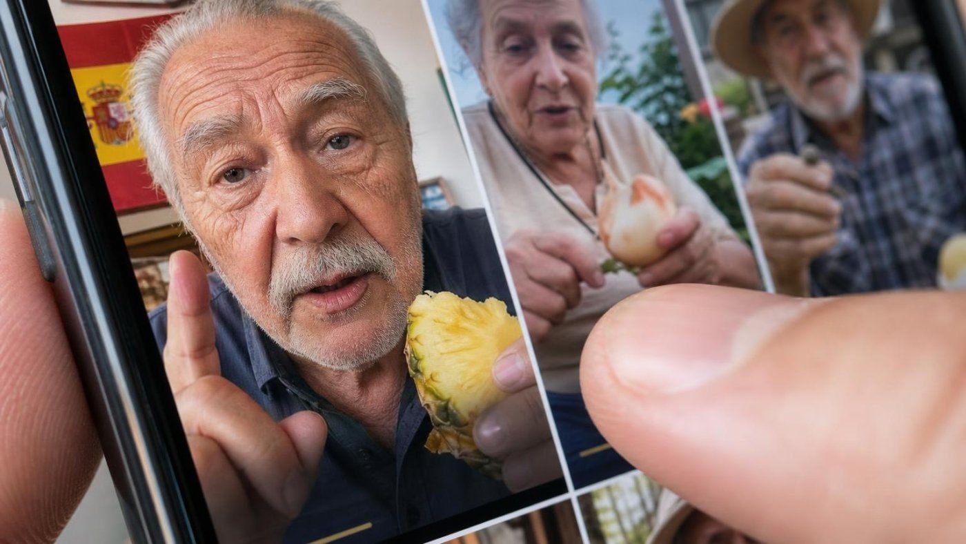 Así te venden fraudes en redes con falsos abuelos creados por IA y consejos de salud en primera persona