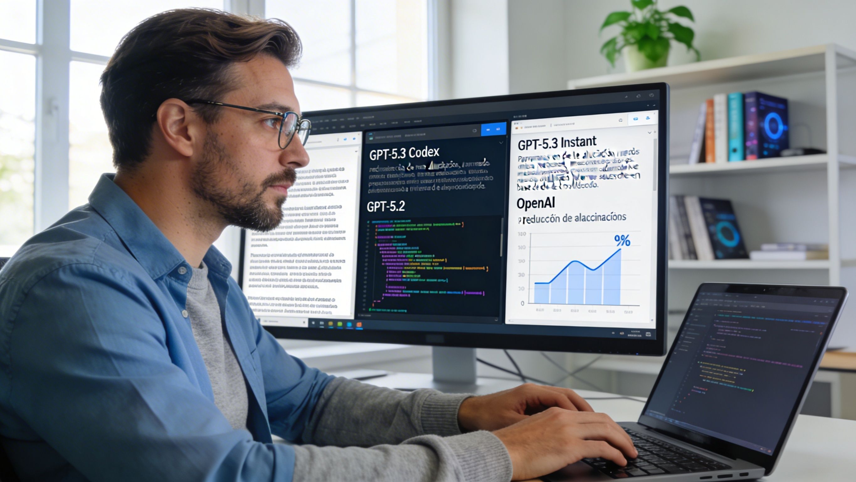 GPT‑5.3 reduce entre un 22,5% y un 26,8% las alucinaciones al buscar en Internet GPT‑5.3 reduce entre un 22,5% y un 26,8% las alucinaciones al buscar en Internet