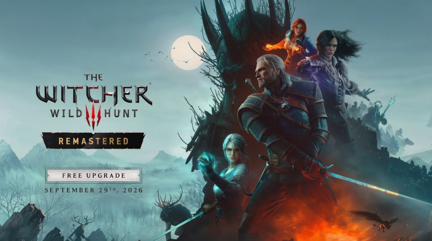 The Witcher 3 regresa el 29 de septiembre con remaster gratis y una nueva expansión para 2027