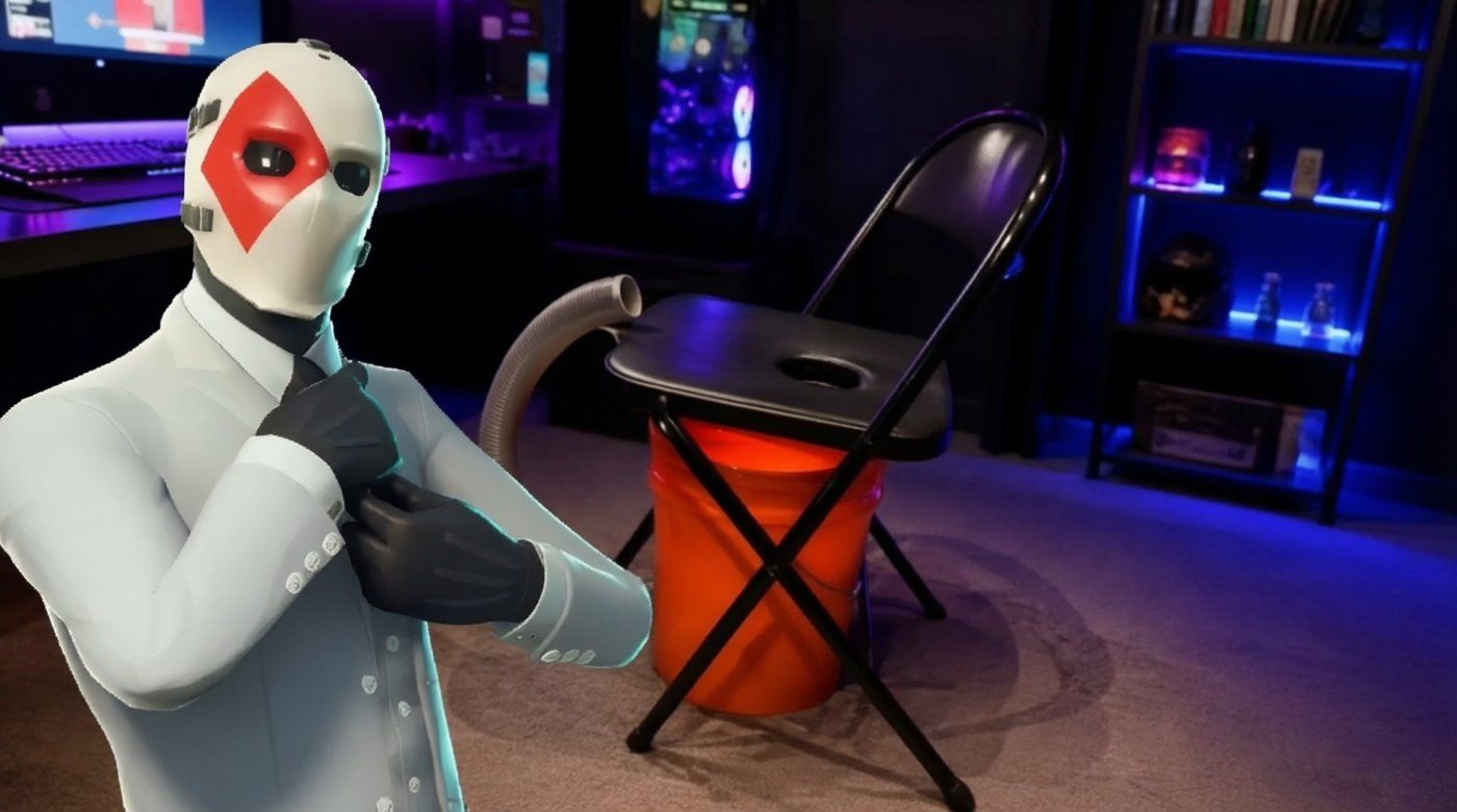 Una silla-inodoro de Fortnite usada pide 500 dólares y ya suma 4,5 millones de visualizaciones