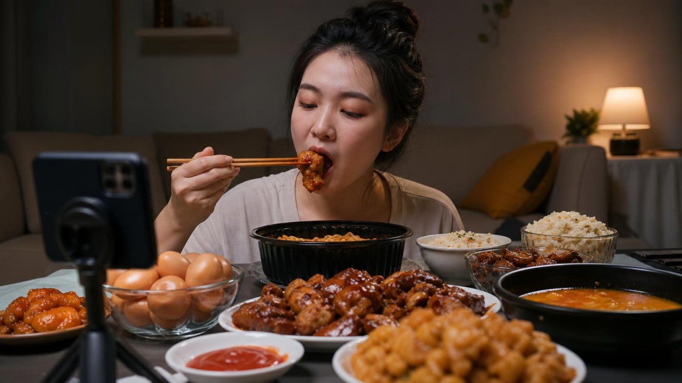 Tenía 1,2 millones de seguidores y su potasio cayó a 2,3: el coste físico detrás del mukbang