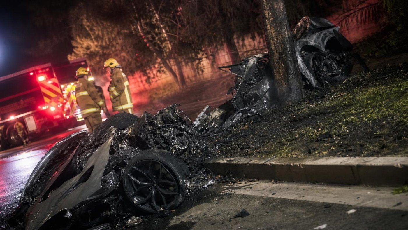 Un McLaren se partió en dos tras acelerar en verde: muere a los 27 años el fundador de South OC Cars and Coffee