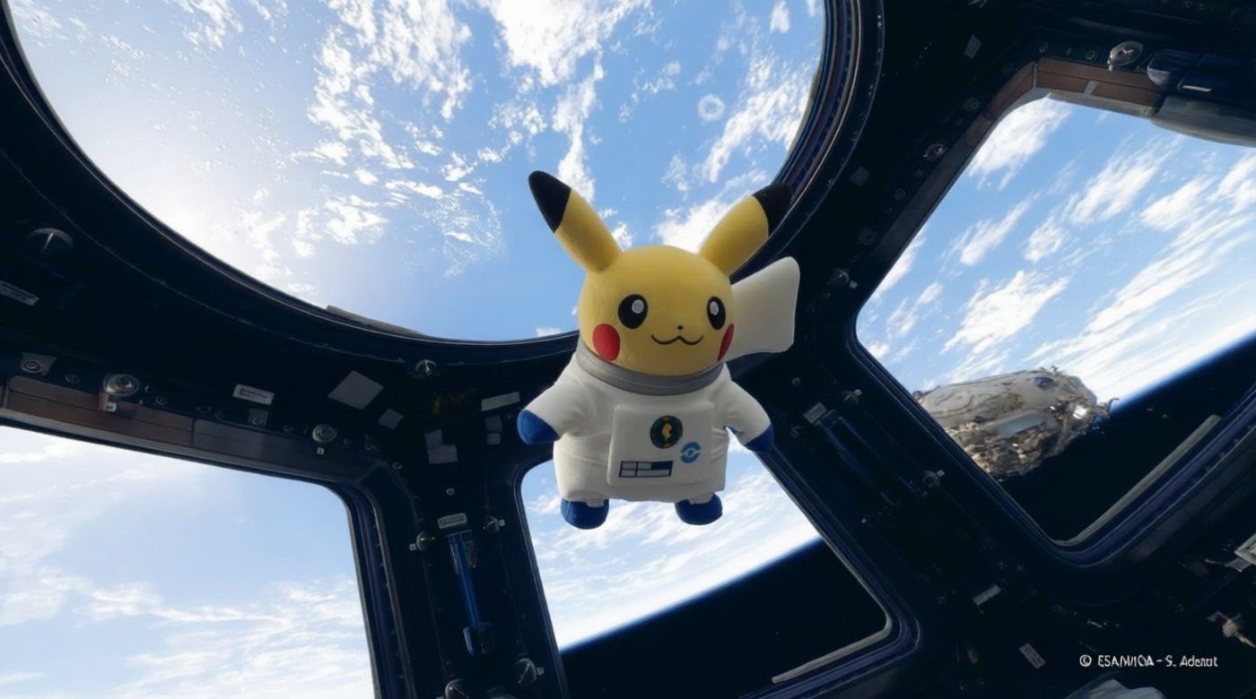 Pikachu pasó 67 días en órbita y ahora la ESA lo usa para llevar el espacio por Europa