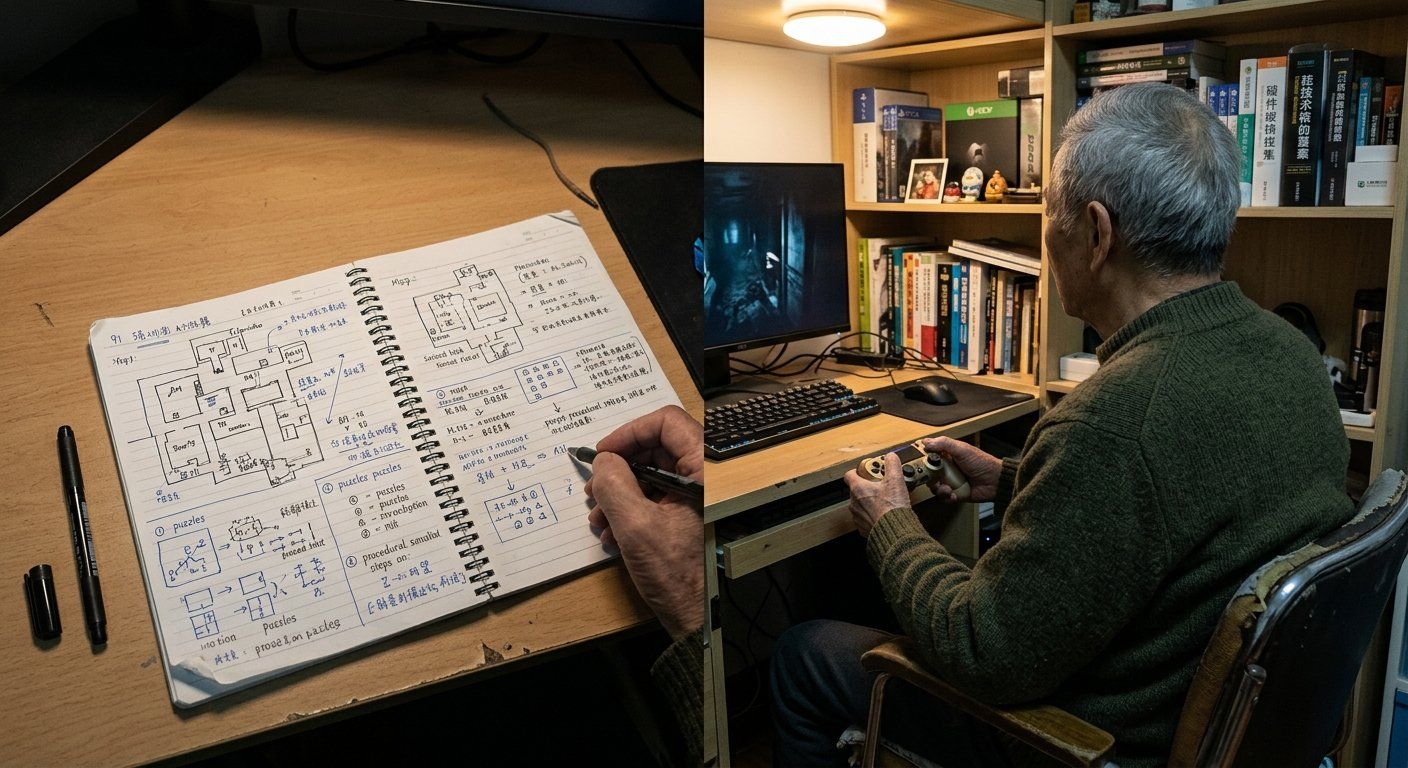 Con 91 años, terminó Resident Evil Requiem sin guías y con un cuaderno lleno de mapas y puzles Con 91 años, terminó Resident Evil Requiem sin guías y con un cuaderno lleno de mapas y puzles