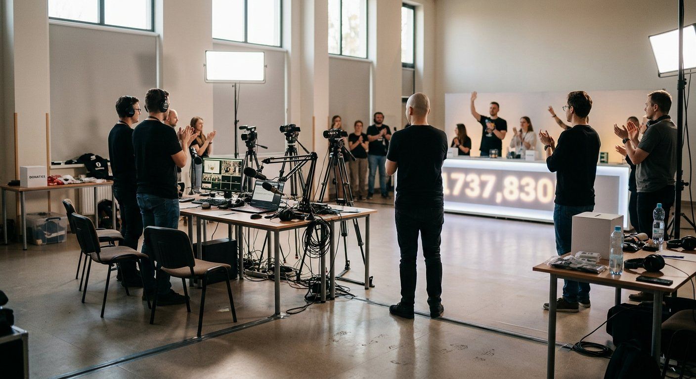 De 117.000 a 39,6 millones: un directo de YouTube en Polonia pulveriza el récord Guinness solidario