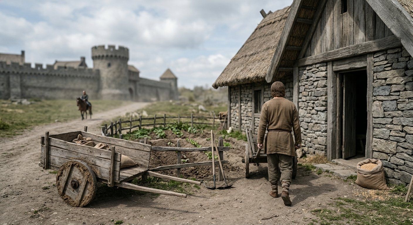 Intentó vivir 24 horas reales como granjero en Skyrim y todo acabó con una manada de lobos